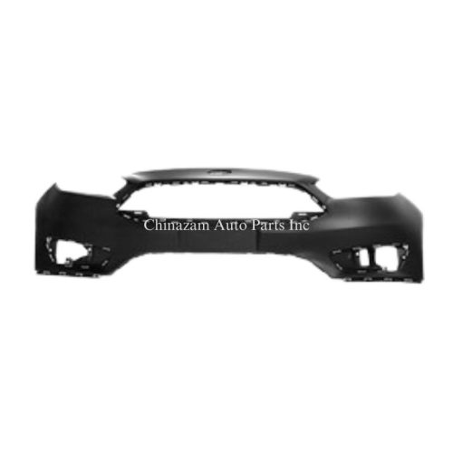 15-18 FRONT BUMPER COVER- PRIMED- UPPER- W/O HOLE- EXC. ST MODEL- (OEM#: F1EZ17757CAPTM)