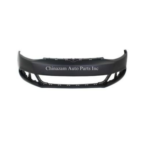 FRONT BUMPER COVER- W/O H/LIGHT WASHER HOLE- W/O SENSOR HOLE- CAPA CERTIFIED (OEM#:5C6807217DGRU)