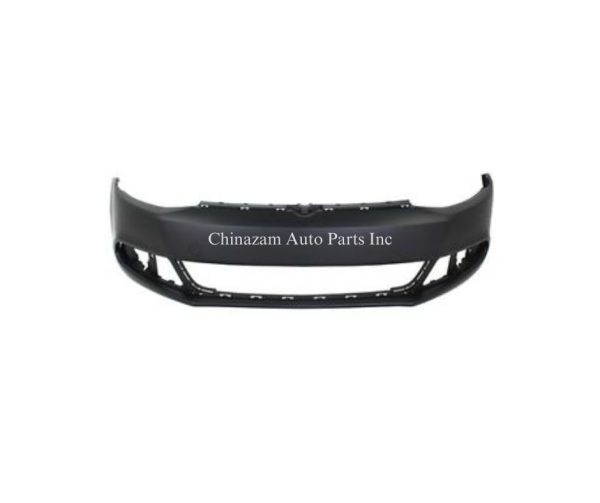 FRONT BUMPER COVER- W/O H/LIGHT WASHER HOLE- W/O SENSOR HOLE- CAPA CERTIFIED (OEM#:5C6807217DGRU)