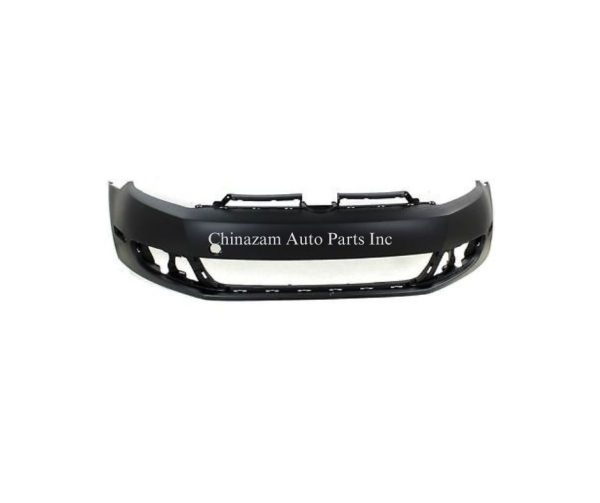 FRONT BUMPER COVER- W/O HEADLAMP WASHER HOLES & PARKING ASSIST- CAPA CERTIFIED (OEM#: 5K0807217CGGRU)