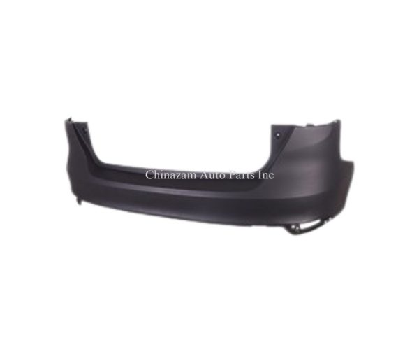 15-18 Ford Focus Electric  REAR BUMPER COVER- PRIMED- W/O PARKING SENSORS- CAPA CERTIFIED F1EZ17906FAPT, FO1100729
