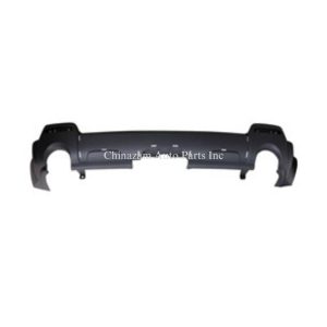 10-15 TERRAIN REAR BUMPER COVER- TEXTURED- W/ DUAL EXHAUST HOLES- W CHROME PKG- CAPA CERTIFIED 25880094, GM1195114