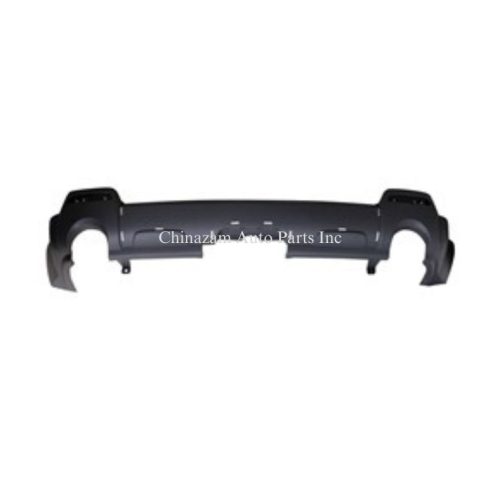 10-15 TERRAIN REAR BUMPER COVER- TEXTURED- W/ DUAL EXHAUST HOLES- W CHROME PKG- CAPA CERTIFIED 25880094, GM1195114