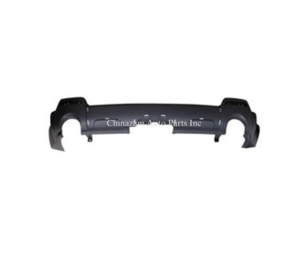 10-15 TERRAIN REAR BUMPER COVER- TEXTURED- W/ DUAL EXHAUST HOLES- W CHROME PKG- CAPA CERTIFIED 25880094, GM1195114