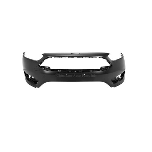 15-18 FRONT BUMPER COVER- PRIMED- UPPER- W/O HOLE- EXC. ST MODEL- CAPA CERTIFIED (OEM#: F1EZ17757CAPTM)