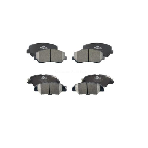 ACDELCO 14D1846CHF1 silver : Rear Brake Pad Set (OEM#: KBY6-26-48Z)
