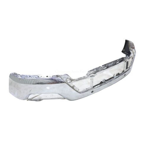 2021 – 2023 FORD F-150 FRONT BUMPER FACE BAR- CHROME- W/SENSOR HOLES-4 SENSORS HOLES OEM # ML3Z17757G, FO1002464