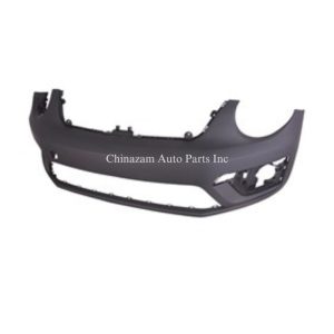 FRONT BUMPER COVER- R-LINE- W/O PARK ASSIST SENSOR HOLES- CAPA CERTIFIED (OEM#: 5C5807217ANGRU)