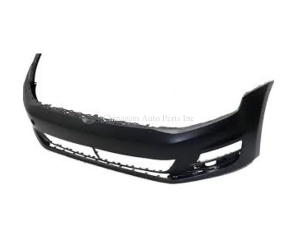 FRONT BUMPER COVER- W/O SENSOR HOLES- W/O PARK ASSIST- W/O HEADLAMP WASHERS- CAPA CERTIFIED (OEM#:  5GM807217HGRU)