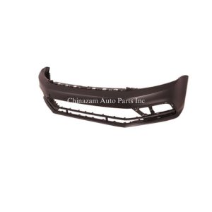 15-16 FRONT BUMPER COVER- W/O SENSOR HOLES- W/O PARK ASSIST- W/O HEADLAMP WASHERS- CAPA CERTIFIED (OEM#: 5C6807217AGGRU)