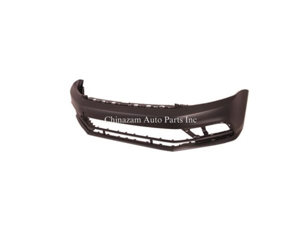 15-16 FRONT BUMPER COVER- W/O SENSOR HOLES- W/O PARK ASSIST- W/O HEADLAMP WASHERS- CAPA CERTIFIED (OEM#: 5C6807217AGGRU)