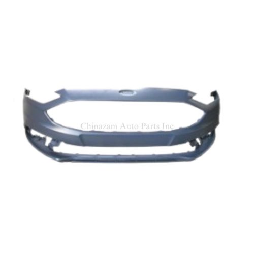 17-18 ford fusion/energi/hybrid FRONT BUMPER COVER- PRIMED- W/O TOW HOOK HOLE- W/ PARALLEL PARK ASSIST-  CAPA CERTIFIED HS7Z17D957CAPTM, FO1000719
