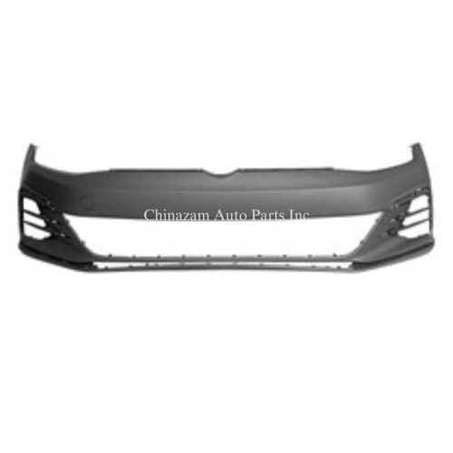 18-21 FRONT BUMPER COVER- PRIMED- W/ SENSOR HOLES- W/ 6 PARK ASSIST- W/O HEADLAMP WASHERS