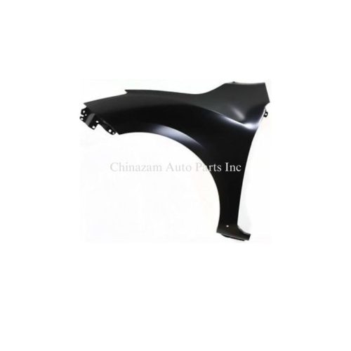 10-13 MAZDA 3 FRONT FENDER LH (DRIVER SIDE)- HS STEEL- W/O SIGNAL LAMP- W/O STONE GUARD- W/ ROCKER MOULDING HOLE- CAPA CERTIFIED BBY25221Y, MA1240161