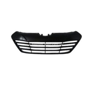 16-18 TUCSON FRONT BUMPER GRILLE- MATTE BLACK- W/ PEDESTRIAN SENSOR HOLE- CAPA CERTIFIED  86561D3200 , HY1036131