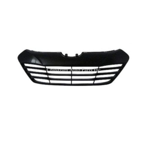 16-18 TUCSON FRONT BUMPER GRILLE- MATTE BLACK- W/ PEDESTRIAN SENSOR HOLE- CAPA CERTIFIED  86561D3200 , HY1036131