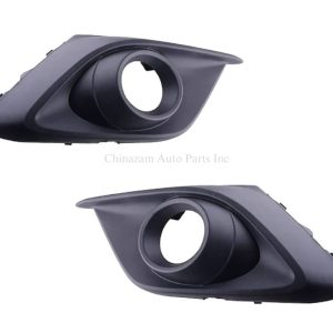14-16 Mazda 3 Sedan/Hatchback FOG LAMP COVER, LH (DRIVER SIDE)- MATTE BLACK/ PTM- W/ FOG LAMP HOLE- W/ BLACK RING BJE150C21A, MA1038123