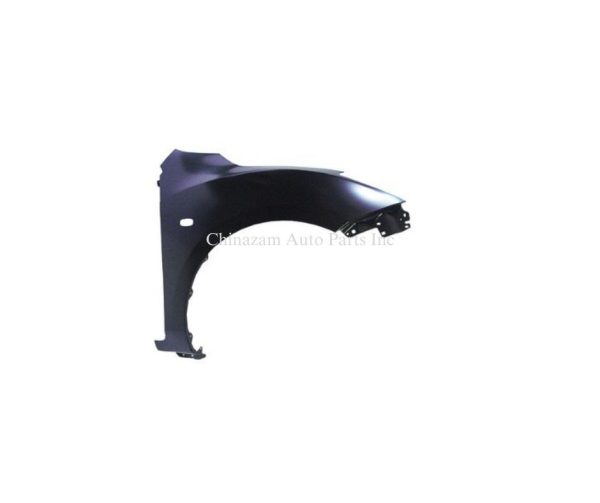 10-13 MAZDA 3 FRONT FENDER, RH (PASSENGER SIDE)- STEEL- 2.3L- W/O SIGNAL LAMP- W/O STONE GUARD BBN652111A  MA1241169