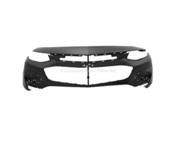 16-18 MALIBU/HYBRID FRONT BUMPER COVER- PRIMED- W/ SENSOR HOLES- 1LT (W/O REDLINE PKG)/ PREMIER (W/O ADAPTIVE CRUISE) MODELS- CAPA CERTIFIED 84042376, GM1000999