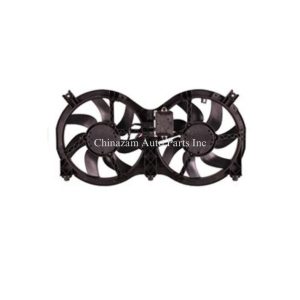 14-17 INFINITI QX60 Hybrid RADIATOR COOLING FAN ASSEMBLY- DUAL FANS- W/ CONTROL MODULE  214813JA0E, NI3115149