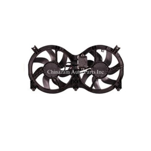 14-20 INFINITI QX60 RADIATOR COOLING FAN ASSEMBLY- DUAL FANS- W/ CONTROL MODULE  214813JA0E, NI3115149