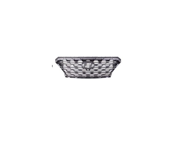 19-20 SANTA FE SPORT GRILLE ASSEMBLY- MATTE GREY- W/ MATTE SILVER MESH- W/ CAMERA HOLE  86350S2110, HY1200221