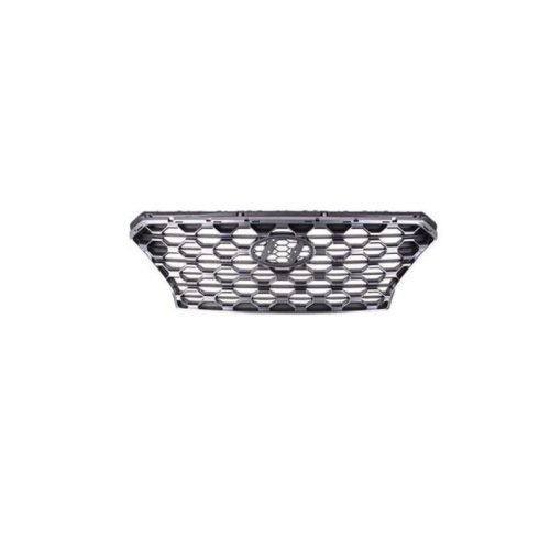 19-20 SANTA FE SPORT GRILLE ASSEMBLY- MATTE GREY- W/ MATTE SILVER MESH- W/O CAMERA HOLE 86350S2100, HY1200220