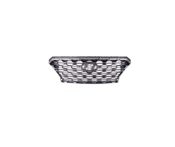 19-20 SANTA FE SPORT GRILLE ASSEMBLY- MATTE GREY- W/ MATTE SILVER MESH- W/O CAMERA HOLE 86350S2100, HY1200220