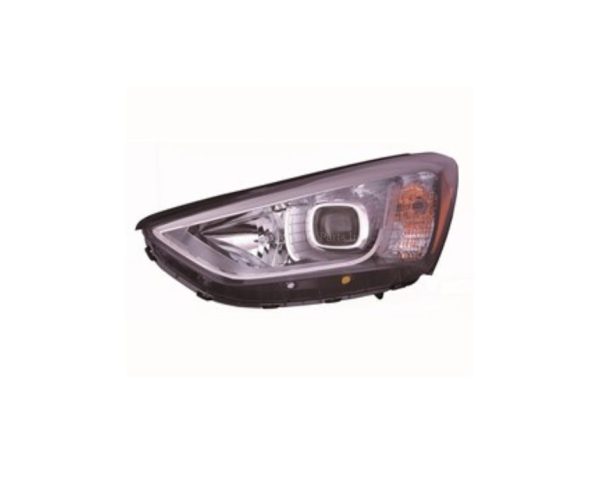 13-16 HYUNDAI SANTA FE XL HEADLAMP, LH (DRIVER SIDE)- HALOGEN- GLS / LIMITED / SE MODELS- CAPA CERTIFIED 92101B8020, HY2502175