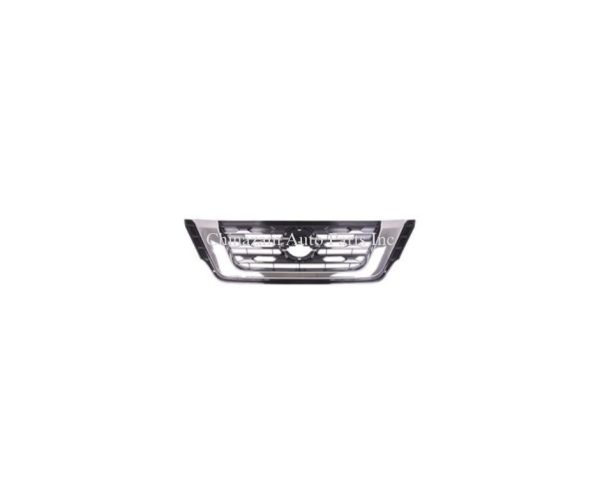17-20 Nissan Pathfinder GRILLE ASSEMBLY- MATTE GREY- W/ CHROME MOULDING- MATTE BLACK LOWER TRIM- W/O SURROUND VIEW- CAPA CERTIFIED 623109PF1A, NI1200296