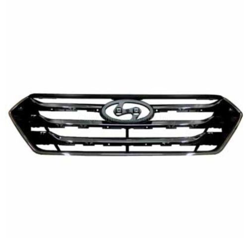 13-16 Santa Fe-Sport GRILLE- MATTE BLACK- W/ 3 CHROME BARS 863512W000, HY1200164