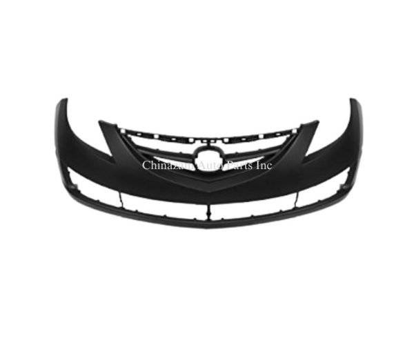 09-13 Mazda 6 FRONT BUMPER GRILLE- MATTE BLACK- W/ SILVER MOULDING GS3M501T0C, MA1036111