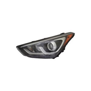 17-18 Santa FE SPORT HEADLAMP ASSEMBLY, LH (DRIVER SIDE)- PROJECTOR TYPE- W/ LED ACCENT- CAPA CERTIFIED 921014Z500, HY2502205