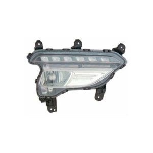 17-18 Santa FE SPORT FOG LAMP ASSEMBLY, RH (PASSENGER SIDE)- HALOGEN- W/ LED DAYTIME LAMP- W/O AROUND VIEW- CAPA CERTIFIED  922024Z510, HY2593164