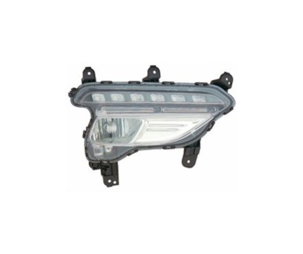 17-18 Santa FE SPORT FOG LAMP ASSEMBLY, RH (PASSENGER SIDE)- HALOGEN- W/ LED DAYTIME LAMP- W/O AROUND VIEW- CAPA CERTIFIED  922024Z510, HY2593164