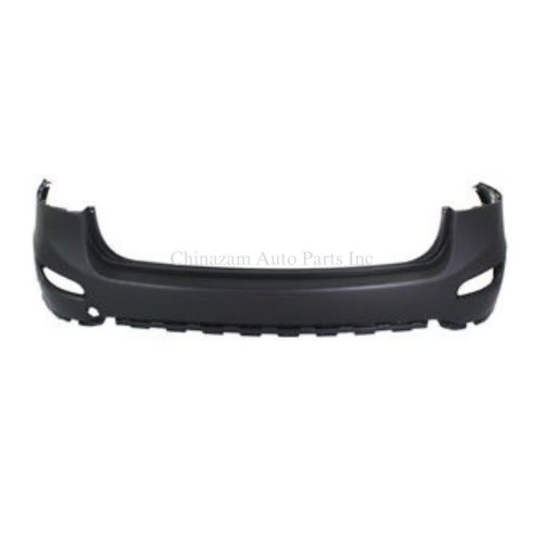 10-12 Santa FE REAR BUMPER COVER- PRIMED- W/O SENSOR HOLES- CAPA CERTIFIED  866110W700, HY1100174