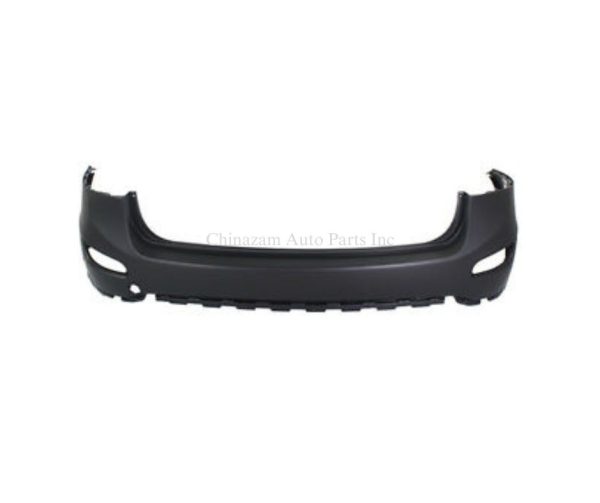 10-12 Santa FE REAR BUMPER COVER- PRIMED- W/O SENSOR HOLES- CAPA CERTIFIED  866110W700, HY1100174