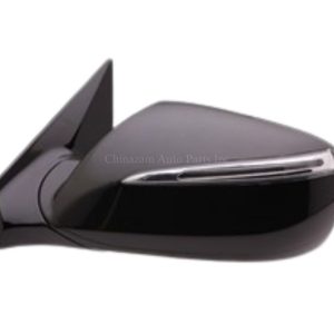 13-17 Santa FE Sport MIRROR, LH (DRIVER SIDE)- MATTE BLACK/ PTM- POWER- HEATED- SIGNAL- W/O MEMORY- W/O BLINDSPOT  876104Z005, HY1320201
