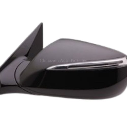 13-17 Santa FE Sport MIRROR, LH (DRIVER SIDE)- MATTE BLACK/ PTM- POWER- HEATED- SIGNAL- W/O MEMORY- W/O BLINDSPOT  876104Z005, HY1320201