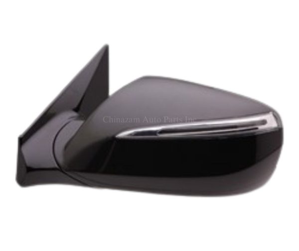 13-17 Santa FE Sport MIRROR, LH (DRIVER SIDE)- MATTE BLACK/ PTM- POWER- HEATED- SIGNAL- W/O MEMORY- W/O BLINDSPOT  876104Z005, HY1320201