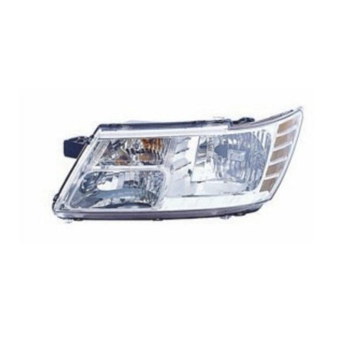 09-20 DODGE JOURNEY HEADLAMP ASSEMBLY, LH (DRIVER SIDE)- CODE LME- CHROME TRIM- CAPA CERTIFIED 5116289AD, CH2502222