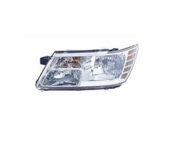 09-20 DODGE JOURNEY HEADLAMP ASSEMBLY, LH (DRIVER SIDE)- CODE LME- CHROME TRIM- CAPA CERTIFIED 5116289AD, CH2502222