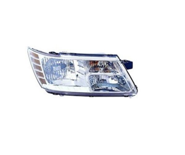 09-20 DODGE JOURNEY HEADLAMP ASSEMBLY, RH (PASSENGER SIDE)- CHROME TRIM- CODE LME- CAPA CERTIFIED 5116288AD, CH2503222