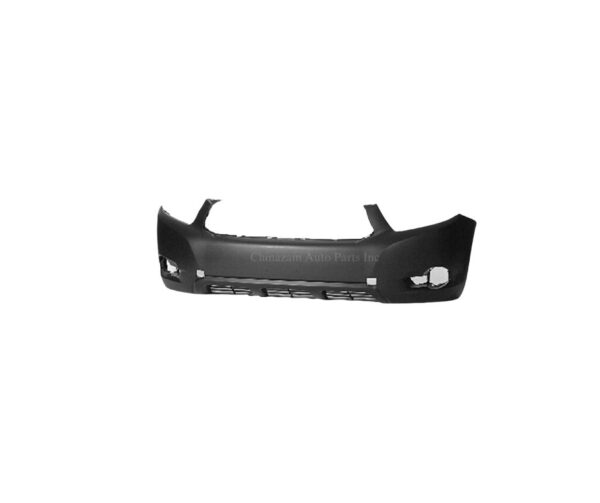 08-10 TOYOTA HIGHLANDER/HYBRID FRONT BUMPER COVER- PRIMED- CAPA CERTIFIED  521190E911, TO1000338
