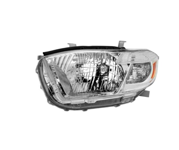 08-10 TOYOTA HIGHLANDER  HEADLAMP ASSEMBLY, LH (DRIVER SIDE)- HALOGEN- BASE / SE /LIMITED MODELS- JAPAN BUILT- NSF CERTIFIED 8117048460, TO2502176