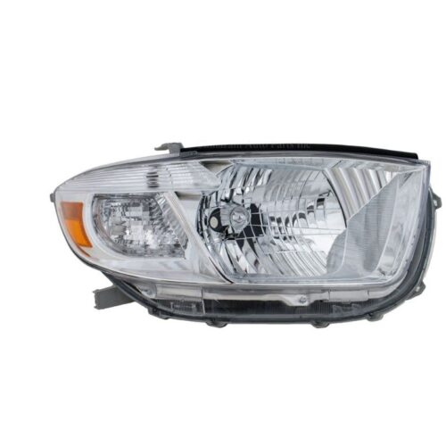 08-10 TOYOTA HIGHLANDER HEADLAMP ASSEMBLY, RH (PASSENGER SIDE))- HALOGEN- BASE/ SE / LIMITED  MODEL- JAPAN BUILT 8113048470, TO2503176