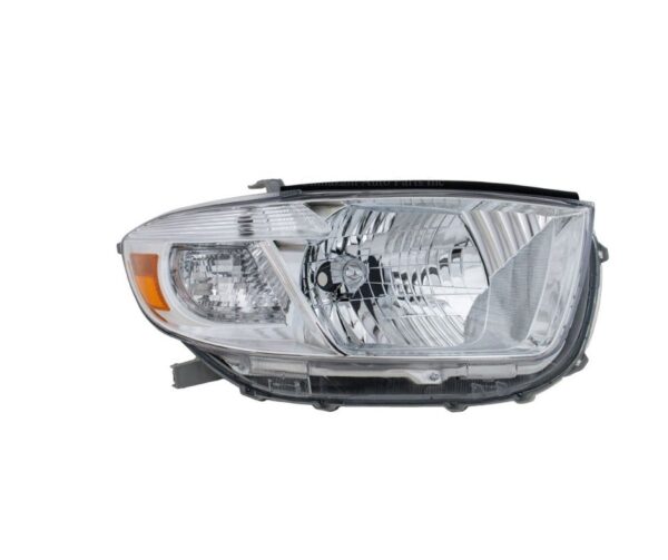 08-10 TOYOTA HIGHLANDER HEADLAMP ASSEMBLY, RH (PASSENGER SIDE))- HALOGEN- BASE/ SE / LIMITED  MODEL- JAPAN BUILT 8113048470, TO2503176