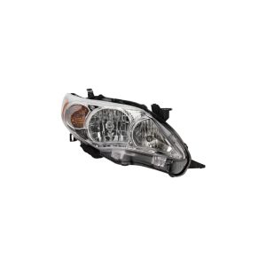 11-13 TOYOTA COROLLA SEDAN VALUE LINE HEADLAMP UNIT, RH (PASSENGER SIDE)- W/ CHROME BEZEL- US/ CND BUILT- BASE/ CE/ LE MODELS 8111002B50, TO2503203