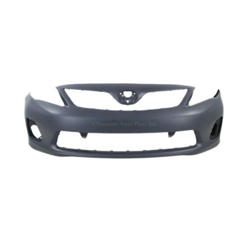 11-13 TOYOTA COROLLA SEDAN FRONT BUMPER COVER- PRIMED- W/SPOILER HOLE- S/ XRS MODELS- CAPA CERTIFIED  5211903902, TO1000373