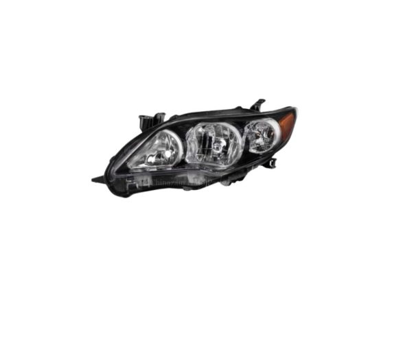 11-13 TOYOTA COROLLA SEDAN HEADLAMP UNIT, LH (DRIVER SIDE)- S/ XRS MODELS- W/BLACK BEZEL 8115002B60, TO2502204
